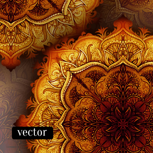 Luxury floral book cover design vector 04 Luxury floral book cover design vector 04
