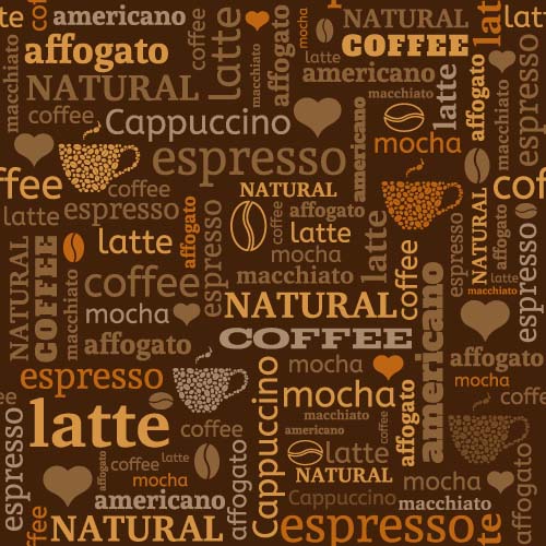 Natural coffee creative background vector 03 Natural coffee creative background vector 03