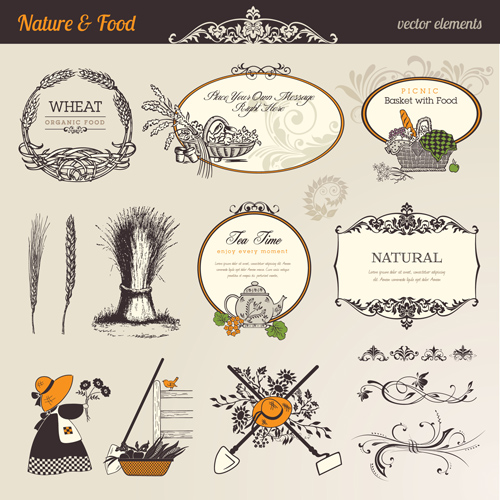 ornament natural labels label food label food 