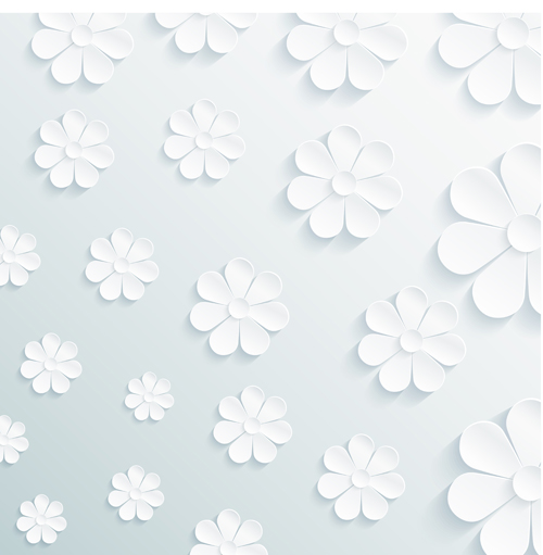 paper flowers background 