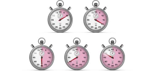 Realistic stopwatch design vectors set 01 Realistic stopwatch design vectors set 01