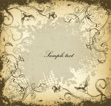Elegant background patterns vector 03