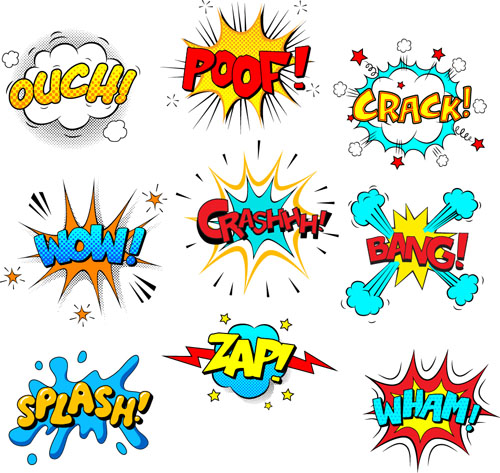 Cartoon text boxs vector material 01 Cartoon text boxs vector material 01