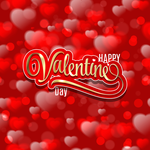 Dream heart pattern valentines vector 01
