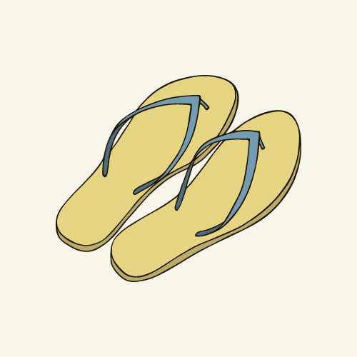 Slippers hand drawn vector 02 Slippers hand drawn vector 02