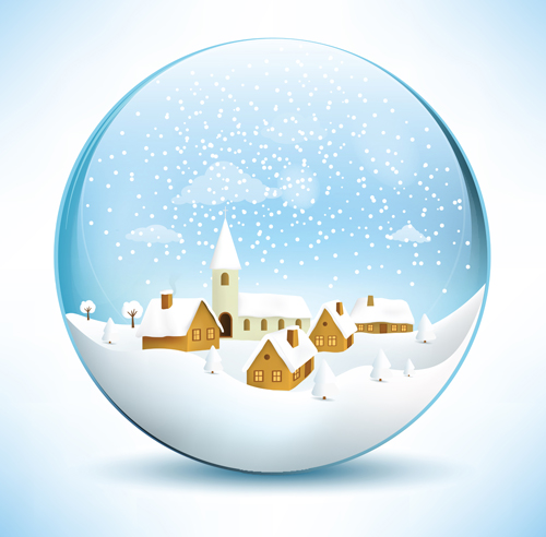 winter crystal christmas ball 