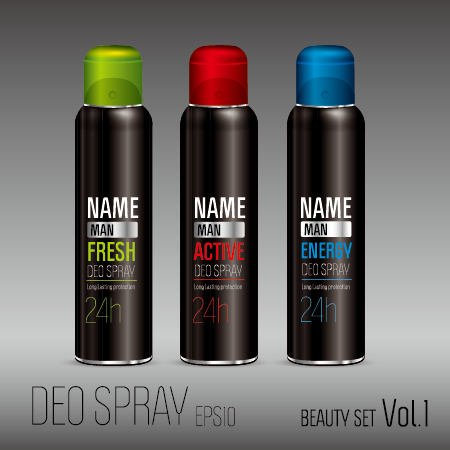 Deo cosmetic bottle 