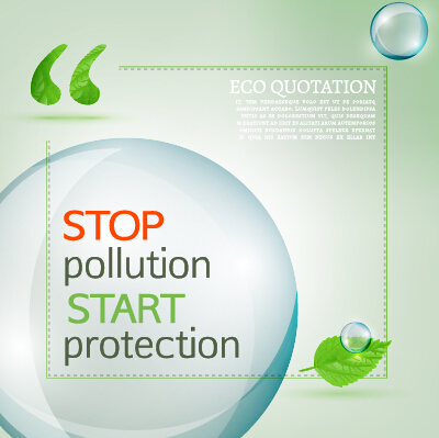 Eco quotation infographic vecotr Eco quotation infographic vecotr