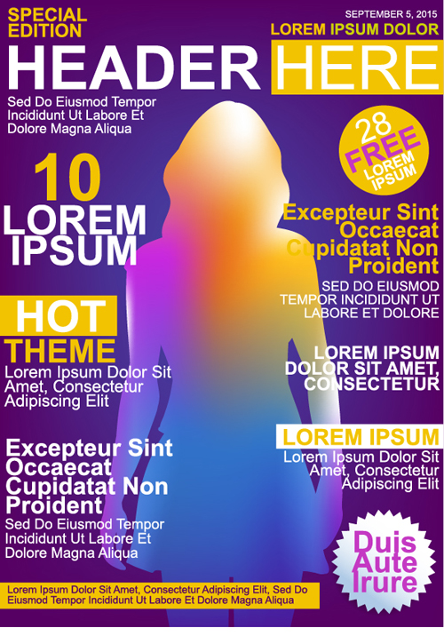 woman material magazine fashion cover 
