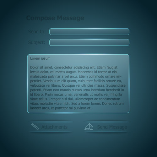 Glass web Interface design material vector 04 Glass web Interface design material vector 04