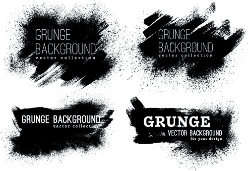 Grunge ink background vectors material 02 Grunge ink background vectors material 02