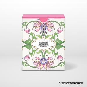 Beautiful floral pattern packaging design vector 07 Beautiful floral pattern packaging design vector 07