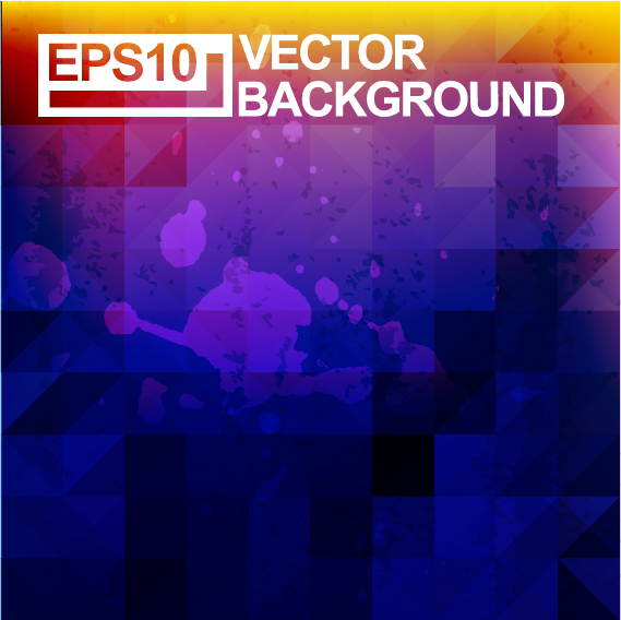 Geometric shapes blurs background vector material 04 Geometric shapes blurs background vector material 04