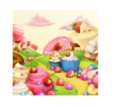 Sweet with candy fairy tale world vector 01 Sweet with candy fairy tale world vector 01