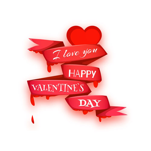 valentines ribbon heart day 