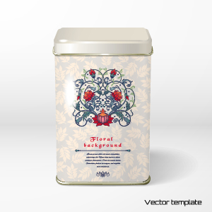 Beautiful floral pattern packaging design vector 01 Beautiful floral pattern packaging design vector 01