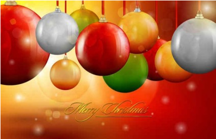Christmas ball background art vector Christmas ball background art vector