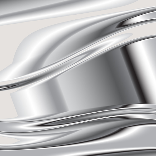 Chrome matel backgrounds vector 09