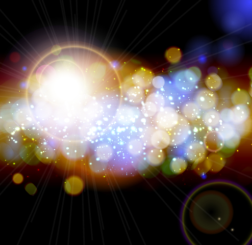 Fantasy colored light dot background vector 03 Fantasy colored light dot background vector 03