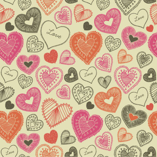 valentines seamless pattern heart day 