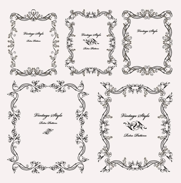 Modern Border beautiful vector Modern Border beautiful vector