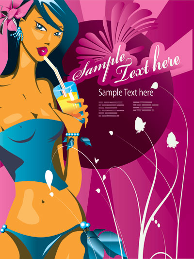 Drink of women Vector Drink of women Vector
