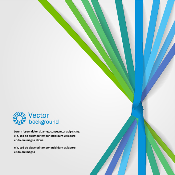 Colored paper tapes vector background material 08 Colored paper tapes vector background material 08