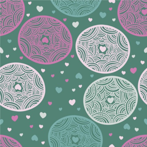 Painted circular background vector set Painted circular background vector set
