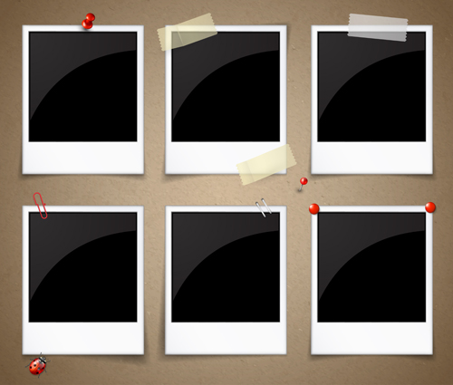 Photo no the wall vector Photo no the wall vector