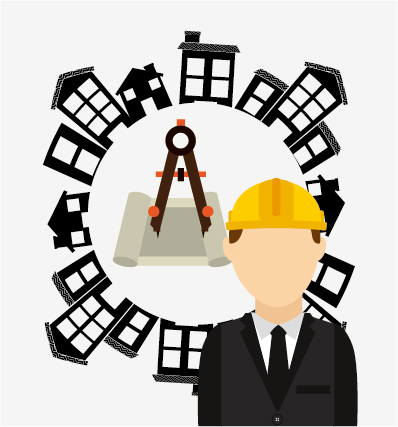 Under construction warning background vector set 02 Under construction warning background vector set 02