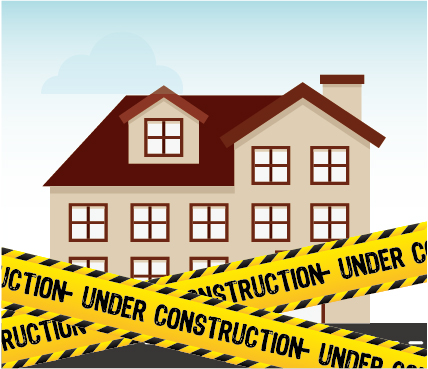 Under construction warning background vector set 09 Under construction warning background vector set 09