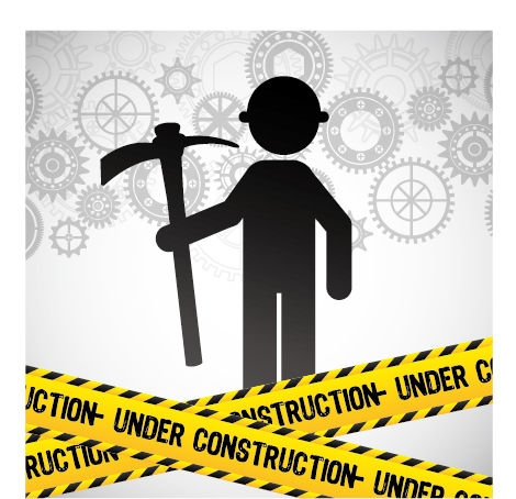 Under construction warning background vector set 10 Under construction warning background vector set 10