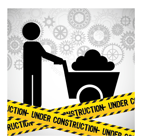 Under construction warning background vector set 12 Under construction warning background vector set 12