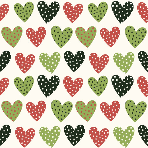 Valentines day heart seamless pattern vectors 06 Valentines day heart seamless pattern vectors 06