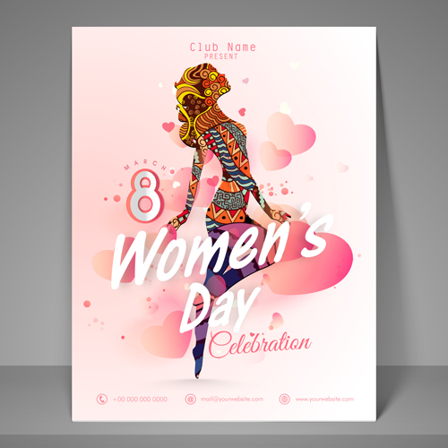womens day poster material 8 March 