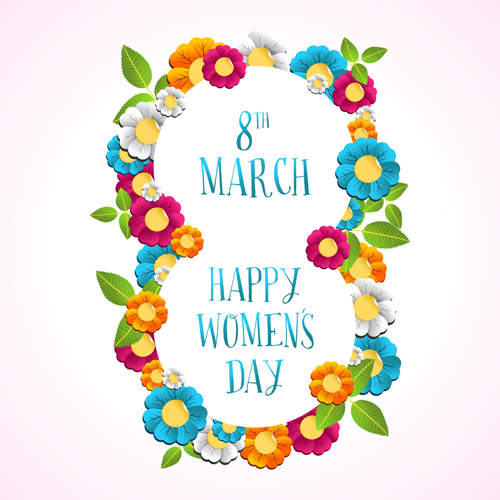 8 March womens day background set 10 vector 8 March womens day background set 10 vector