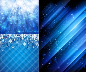 snowflake blue abstract 