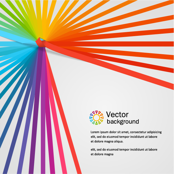 Colored paper tapes vector background material 09 Colored paper tapes vector background material 09