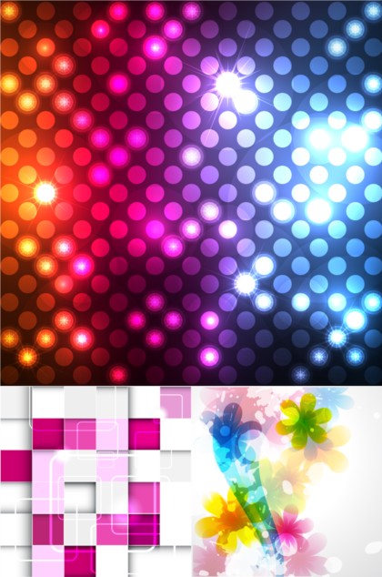 Creative neon with abstract background color vector Creative neon with abstract background color vector