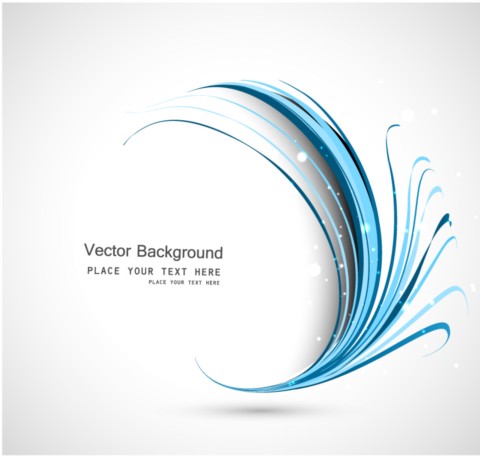 Creative lines background art design vector set