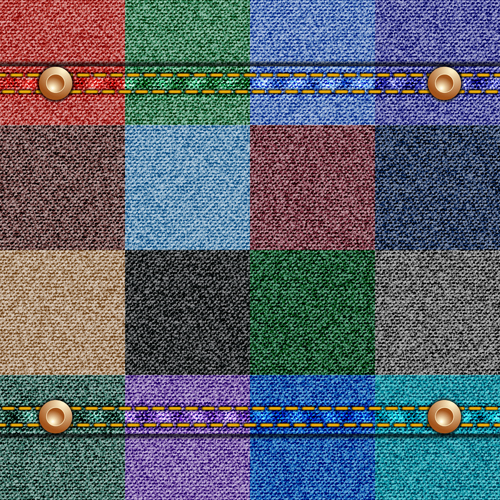 Denim fabric textured pattern vector 10 Denim fabric textured pattern vector 10