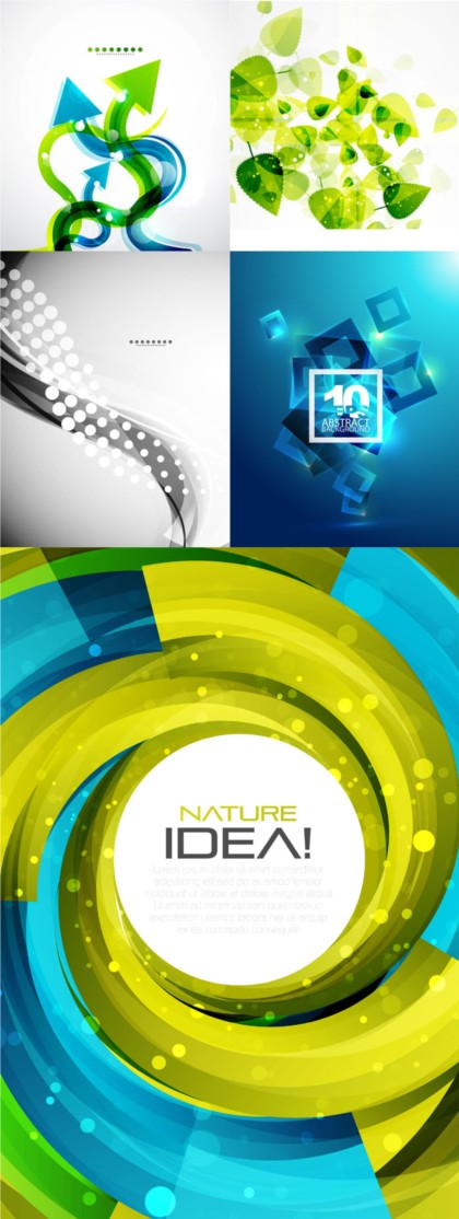 Dynamic background set vector graphics Dynamic background set vector graphics