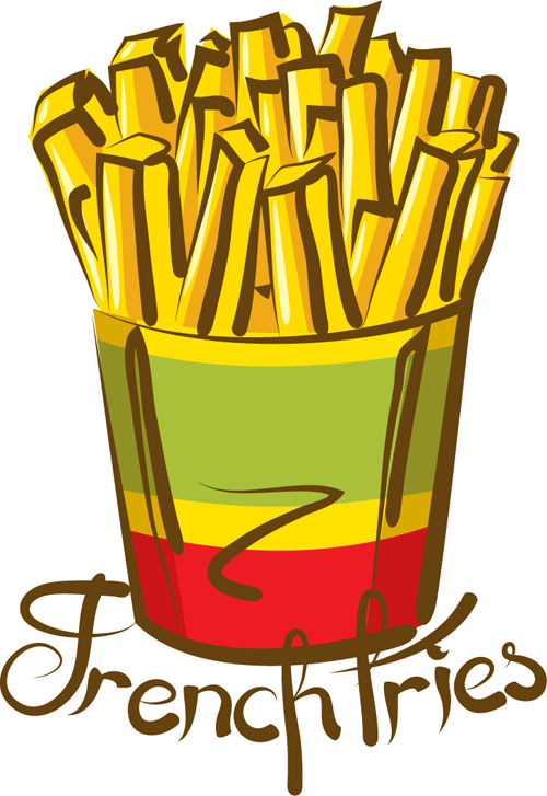 French fries creative vector 05 French fries creative vector 05