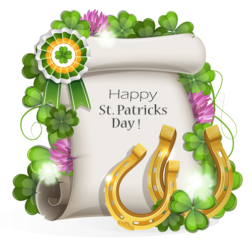 Happy st.patrick day background vectors 03 Happy st.patrick day background vectors 03