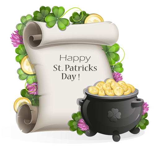Happy st.patrick day background vectors 04 Happy st.patrick day background vectors 04