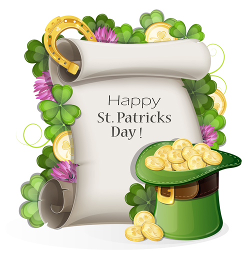 Happy st.patrick day background vectors 05 Happy st.patrick day background vectors 05