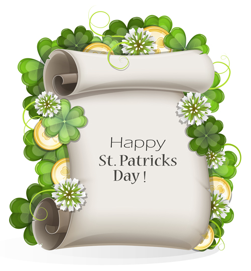Happy st.patrick day background vectors 06 Happy st.patrick day background vectors 06