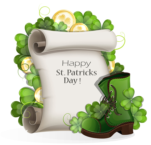 Happy st.patrick day background vectors 10 Happy st.patrick day background vectors 10