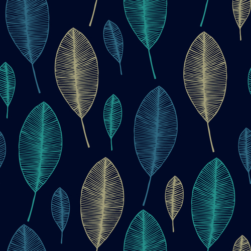 Leaves textures pattern seamless vector 06 Leaves textures pattern seamless vector 06