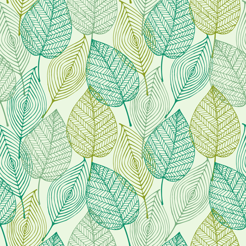 Leaves textures pattern seamless vector 08 Leaves textures pattern seamless vector 08
